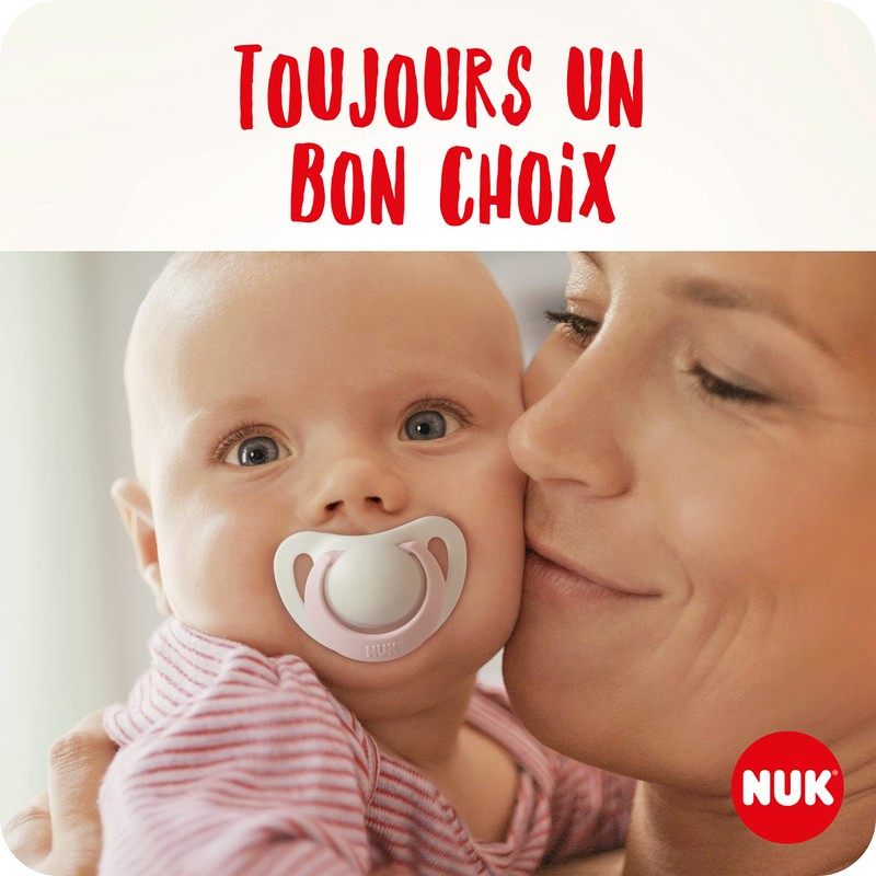 NUK Genius Set of 2 Dummies for Girls Size 0