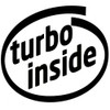 TURBO INSIDE VINYL STICKER