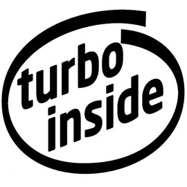 TURBO INSIDE VINYL STICKER