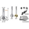 Amana Tool 45737 V-Groove 155 Deg. Folding for Aluminum Composite