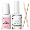 Makartt Nail Glue with Glue Remover Kit Bundle with Makartt