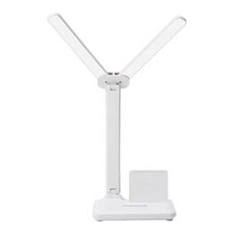 D602 Desk Light, LED Light, T Shape, Eye Friendly, Table Light, Double Headlight, Stand Light, Color Temperature, Dimmable, Telework, Study, Reading, Lighting Light, Stepless Dimming, 3 Levels of