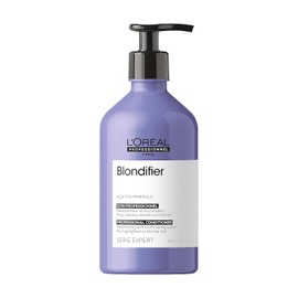 Acondicionador Blondifier de L'Oréal Professionnel | Tratamiento Nutritivo y Suavizante | Mejora el brillo y combate el latón | Para cabello rubio o decolorado | Para todo tipo de cabello | 16,9 onza