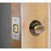 2 Pack Tubular Deadbolt for Bathroom, 64mm Case 44mm Backset,