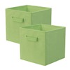 PowerKing Storage Box, 2 Pieces Foldable Storage Cube, Storage Box,