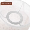 Operitacx E27 Linen Lampshade, Beige Lamp Shade for Floor Lamp,