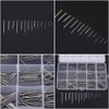 150Pcs 15 Kinds/Sizes 304 Stainless Steel Cotter Pin Assortment M1-M3