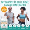 Orgabay Enzimas digestivas de 1000 mg con posbióticos, mezcla de