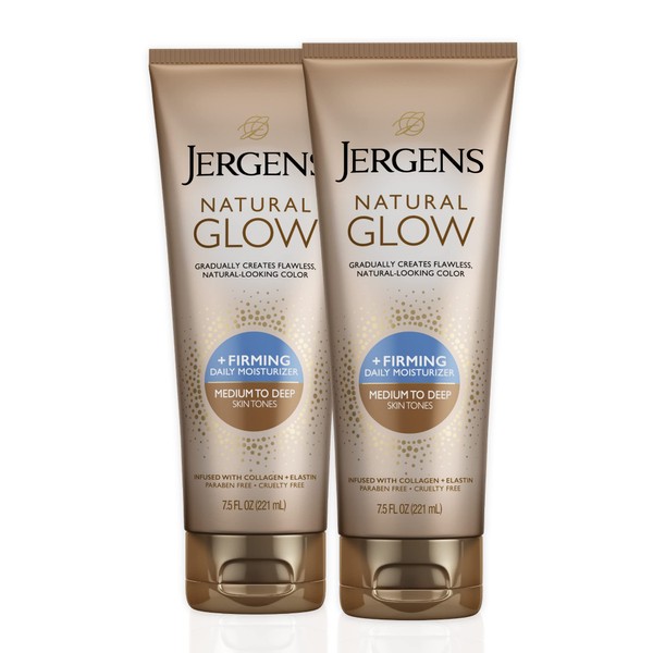 Jergens Jergens Natural Glow +Firming Self Tanner Body Lotion, Medium