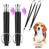 ICOUVA Dog Whistle [2 Pack], Professional Ultrasonic Dog Training Whistle