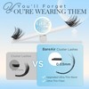 BEYELIAN Lash Clusters Soft Cluster Eyelash Extensions Ultra-Thin Flat Wispy