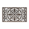 A1 Home Collections Rubber Grill Doormat, Elegant Star Pattern