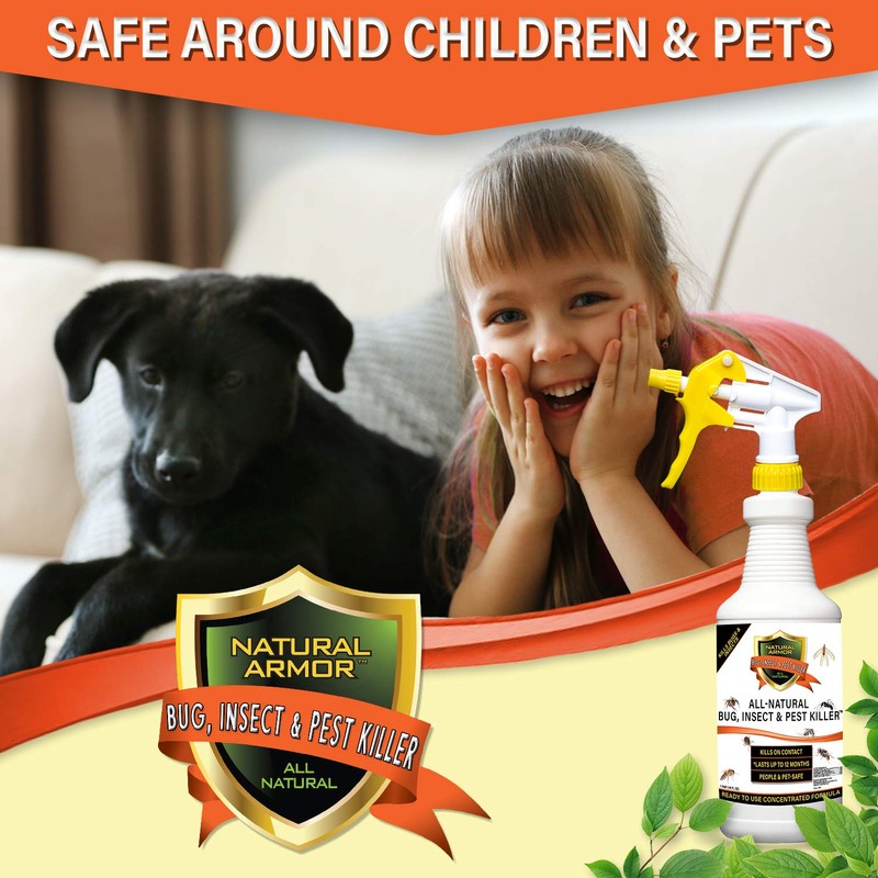 Natural Bug, Insect & Pest Killer & Control Including Fleas,