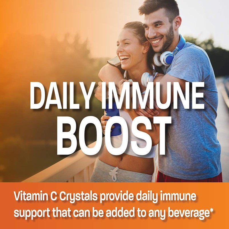 Bronson Vitamin C Powder Pure Ascorbic Acid Soluble Fine Non
