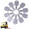 10PCS Forklift Keys 166 Ignition Keys Compatible with Clark Compatible