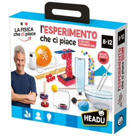 Headu The Physics We Like - The Experiment We Like: The Experiment Box Wow IT57458 Educational Game for Children Aged 8-12 Years Made in Italy with Vincenzo Schettini