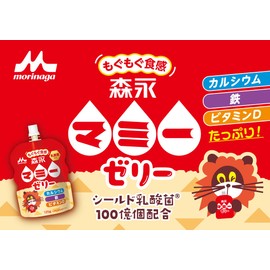 森永乳業 マミーゼリー (カルシウム 鉄 ビタミンD 乳酸菌) 125g×6個