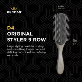 トリコインダストリーズ ブラシ シルバーグレイ ヘアブラシ 1個 (x 1)