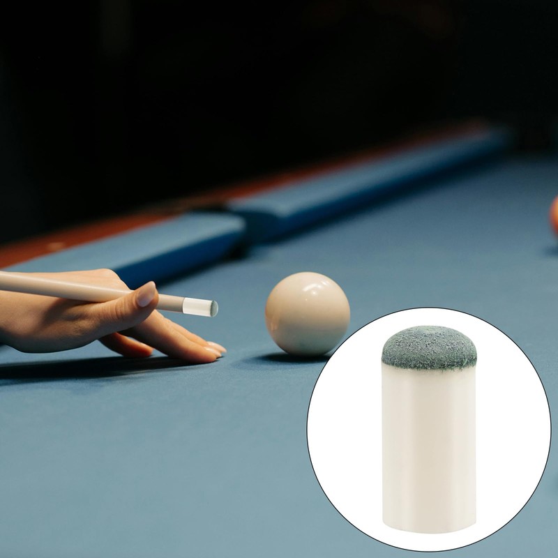 XIHIRCD 40pcs Slip On Pool Cue Tips, 4 Sizes Pool
