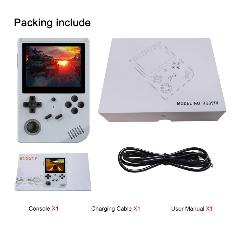 RG351V Handheld Game Console Open Source System RK3326 Chip Retro