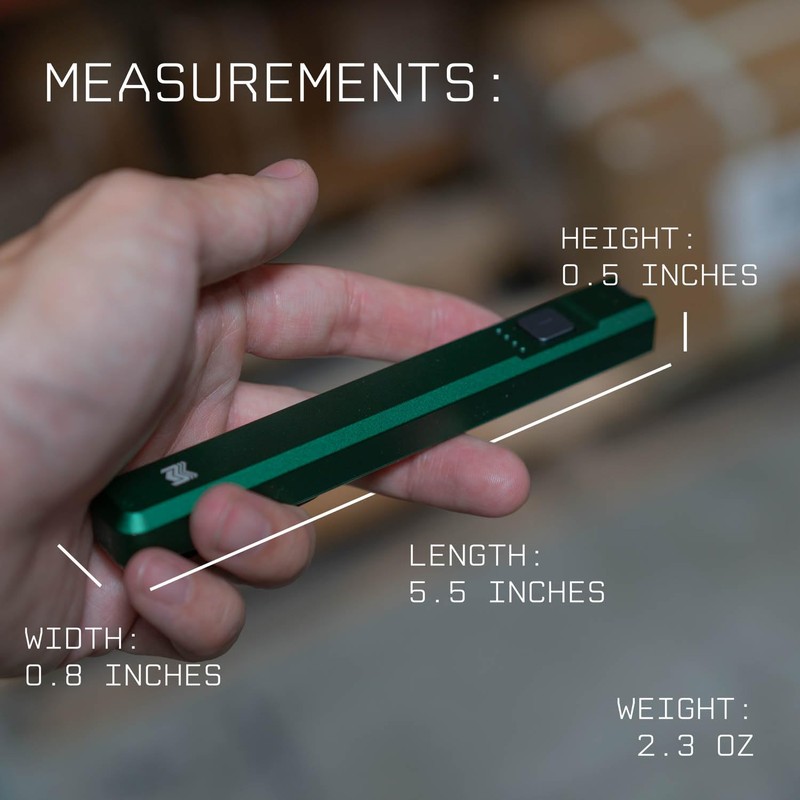 Monstrum Tracer Pen 1000 Lumens Slim Pocket Flashlight | Gunmetal