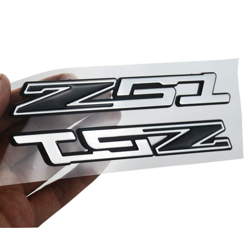 2Pcs Z51 Emblem Badge 3D Nameplate Letter Replacement For C5