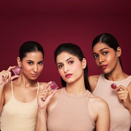 Colorbar Sinful Lip N Cheek Mousse Tint - Powder Matte Blush for Cheeks and Tinted Lip Balm - 2 in 1 Weightless Formula - 004 Brick - 0.14 oz