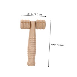 FOMIYES Massage Roller for Face and Neck Ergonomic Wooden Design for and Skin Nourishment Portable Two- Roller Tool for Home and Travel for Relaxation and Stress