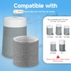 2 Packs Upgraded 511i Max Mixed HEPA Carbon Replacement Filter