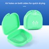 JMU Retainer Case with Vent Holes, Mouth Guard Case Dental