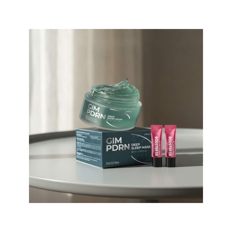 ISNTREE Kim PDRN Deep Sleep Mask 80ml: Plum Booster 2ml