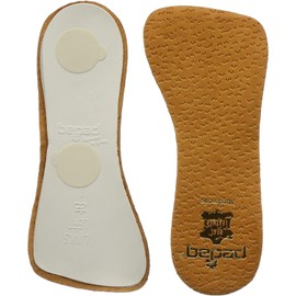 Correct Plus Insole, Cushion, Shock Absorption, O Legs, X Legs, Full Insole, beige
