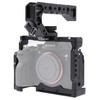 A7 IV Cage Support, Hersmay Camera Cage with Top Handle