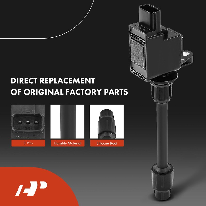 A-Premium Set of 6 Ignition Coil Pack and Iridium Spark