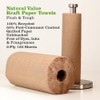Natural Value 100% Recycled Brown Kraft Paper Towel 4pk, 2ply