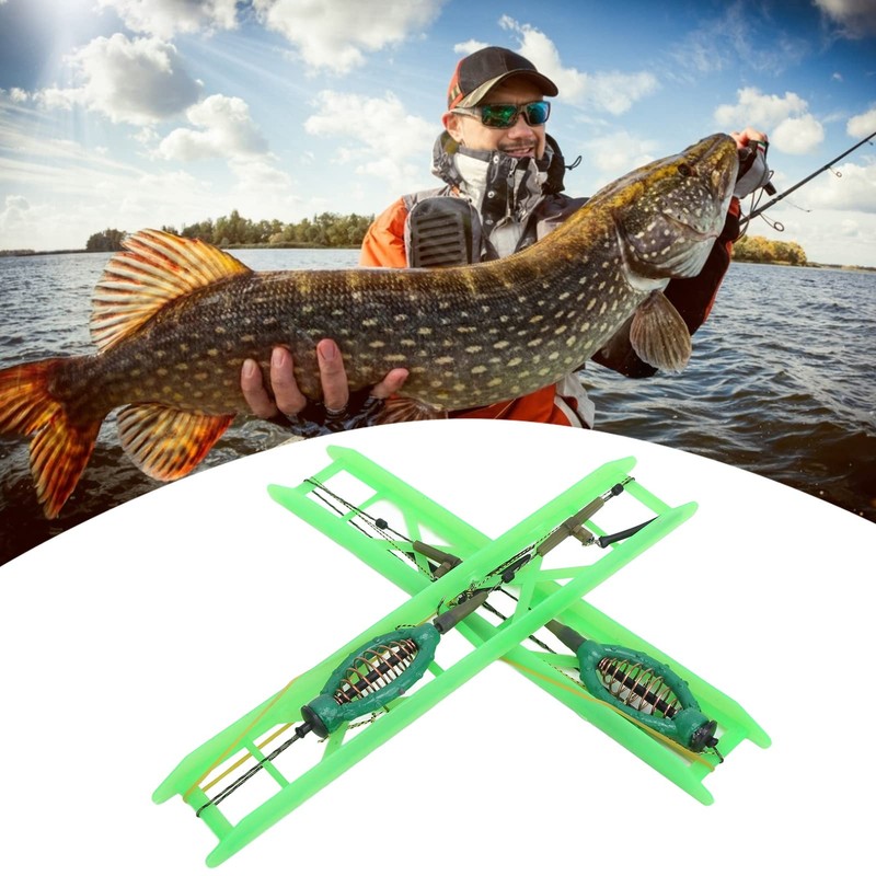 Alomejor Fishing Inline Feeder Cage with Lead Sinker Durable Fishing