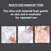 2x Silicone Makeup Puff Reusable Air Cushion Blender for Liquid