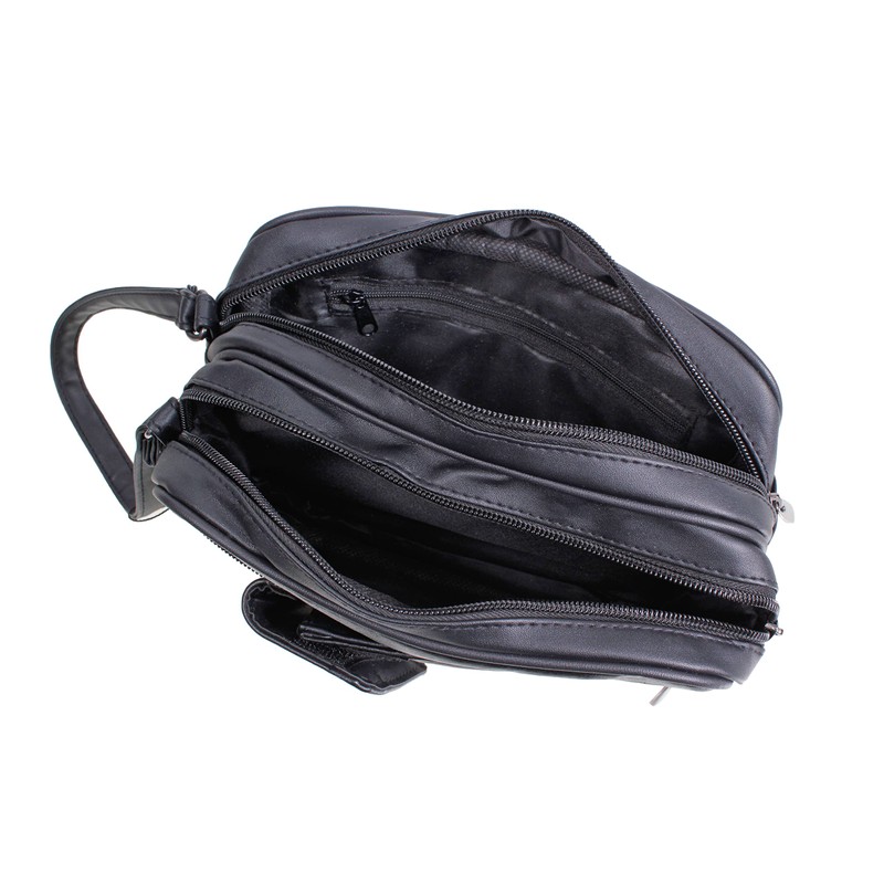 AR BRAND EST.2021 Taxi Driver Money Bag, Black, Medium