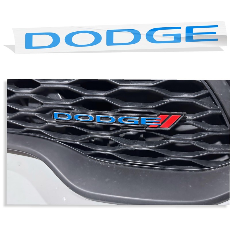 Dodge Grille Emblem Overlay Decal - 2013-2026 Durango - (Color: