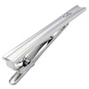mila schon se-ms026 Mira Sean Silver Insert Tie Clip, Brass,