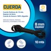 24tarpp Cuerda 8MM 10 MTS SOGA DE Uso RUDO Lazo