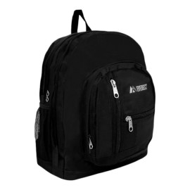 Everest Double Main Compartment Backpack Black