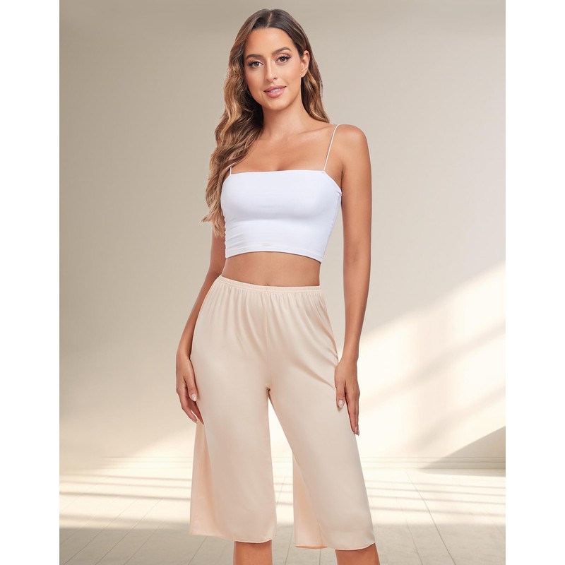 MANCYFIT Culotte Slip for Women Pettipant Half Slip Bloomers Wide