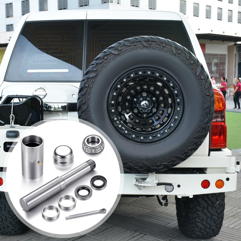 1 Set Metal Tire Carrier Hinge Kit Include The Necessary