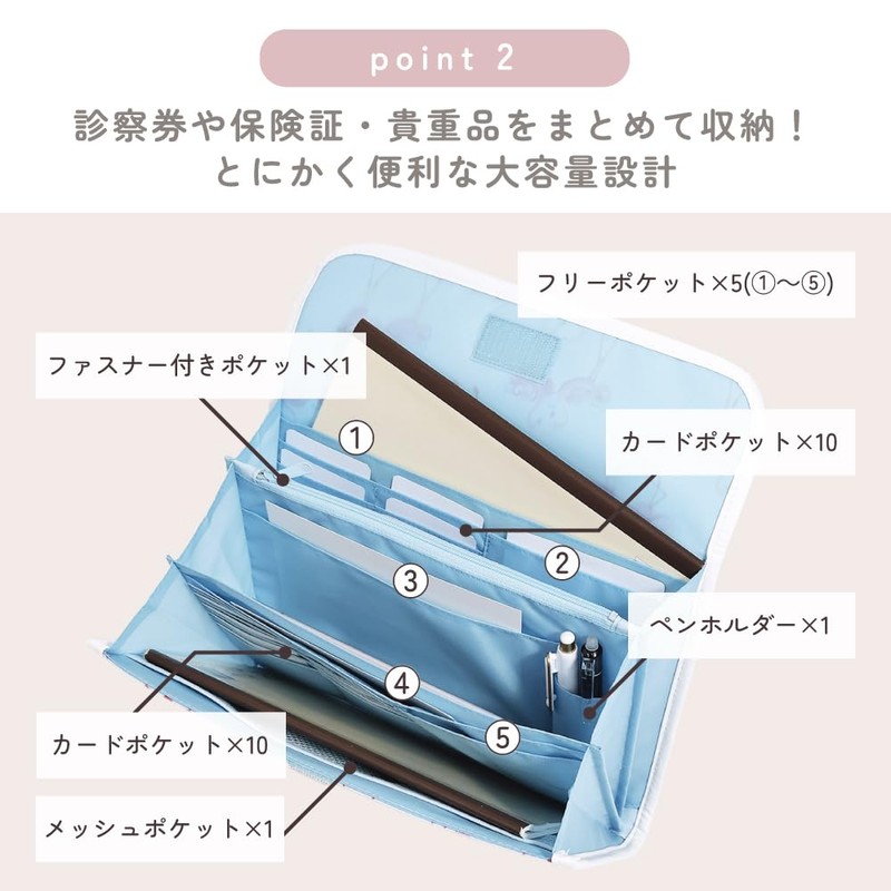 LAURA ASHLEY/COLORFUL CANDY STYLE Mother and Child Notebook Case, Girls,