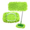 2PCS Reusable Dry Sweeping Cloths Compatible with Swiffer Sweeper Mop,Reusable