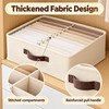Foldable Wardrobe Organizer for Clothes & Pants – 16/24-Grid Storage