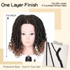FANCEE Goddess Locs Crochet Hair with Curly Ends Ombre Blonde