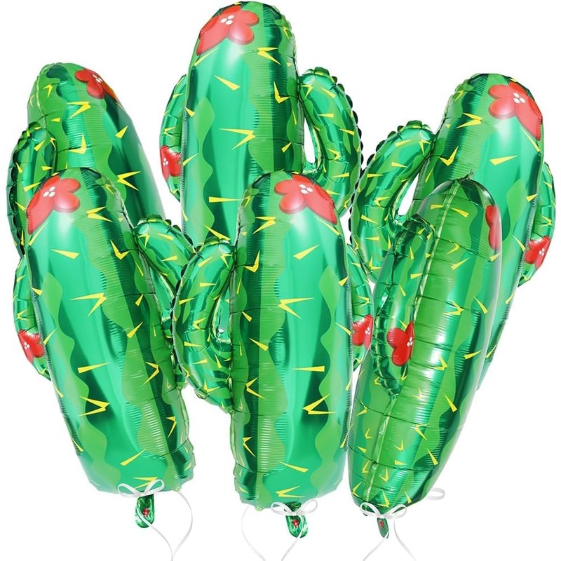 3 PACK of Large Cactus Balloons 29" Giant Cactus Balloons
