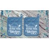 Set of 2 Slate Blue - Bless This Kitchen #2